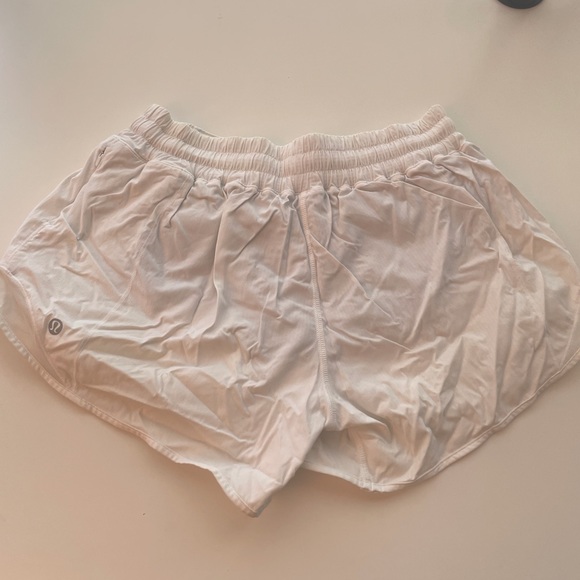 Lululemon White Running Shorts - Picture 1 of 6